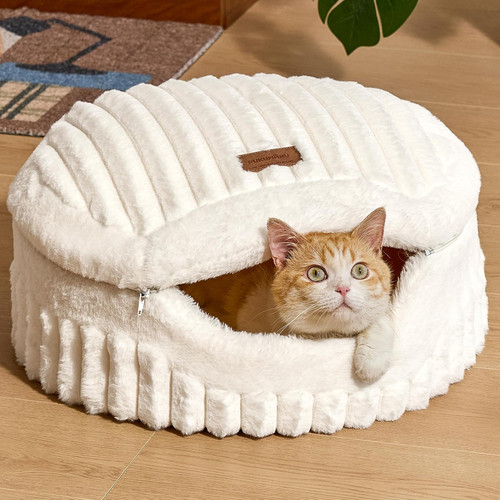 Cat cave bed 1 - cat, enclosed