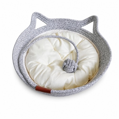 Handmade natural cotton rope - natural,