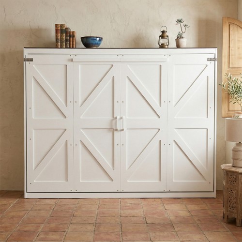 Queen size murphy bed wall - bed,