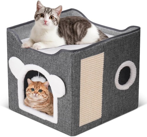 Indoor cat cave bed - indoor,