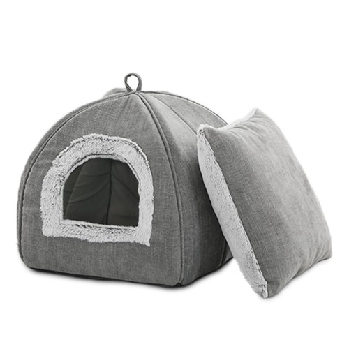Cat bed cave enclosed - bed,